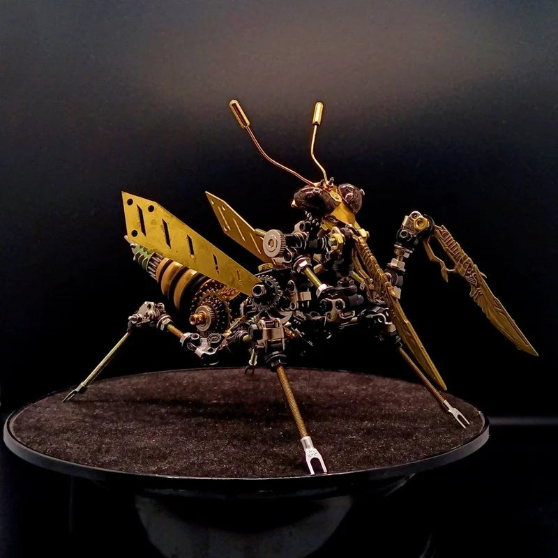 steampunk mantis metal model kit