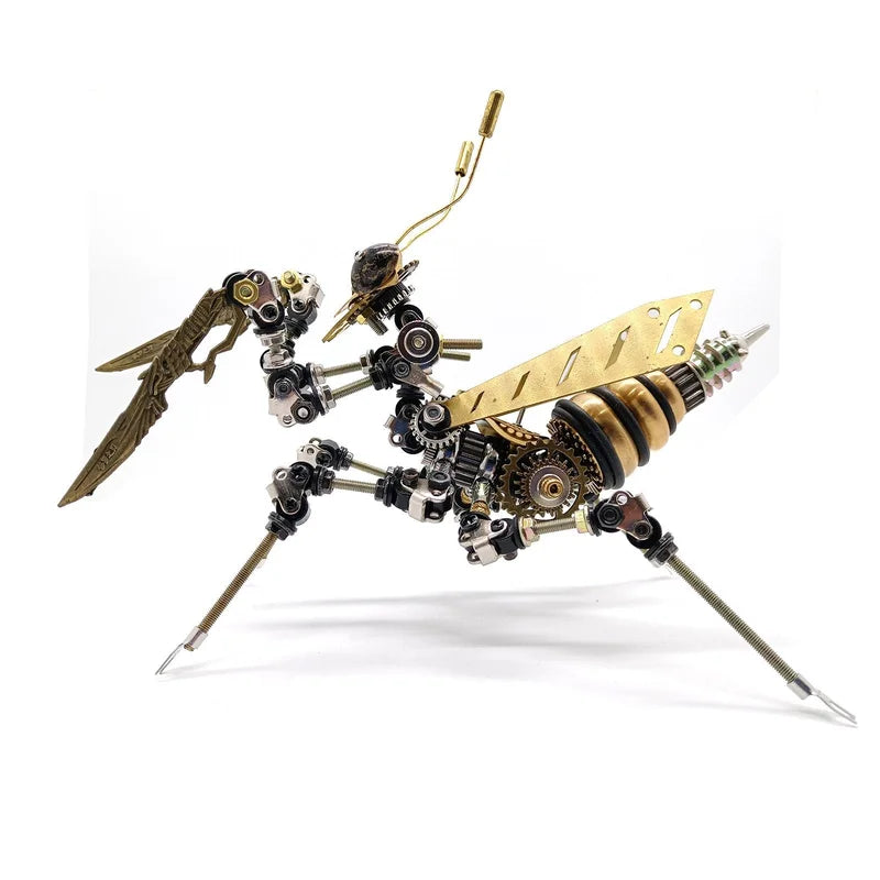 steampunk mantis metal model kit