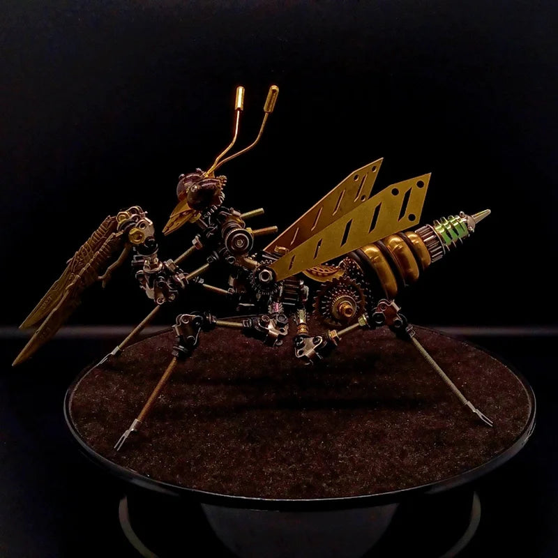 steampunk mantis metal model kit