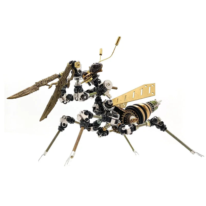 steampunk mantis metal model kit