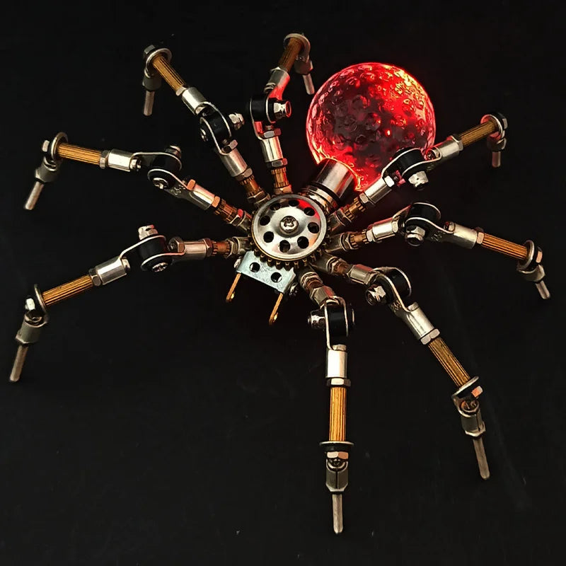 Spin a Web of Wonder with Our Luminous Steampunk Spider