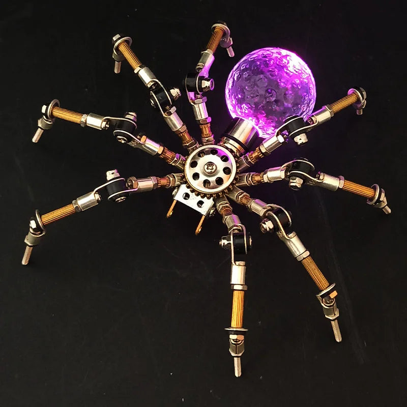 Spin a Web of Wonder with Our Luminous Steampunk Spider