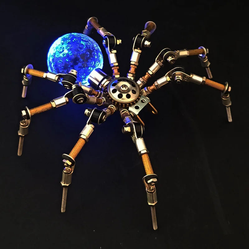 Spin a Web of Wonder with Our Luminous Steampunk Spider