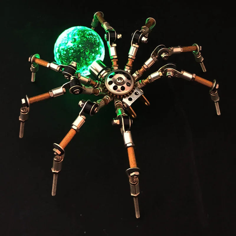 Spin a Web of Wonder with Our Luminous Steampunk Spider