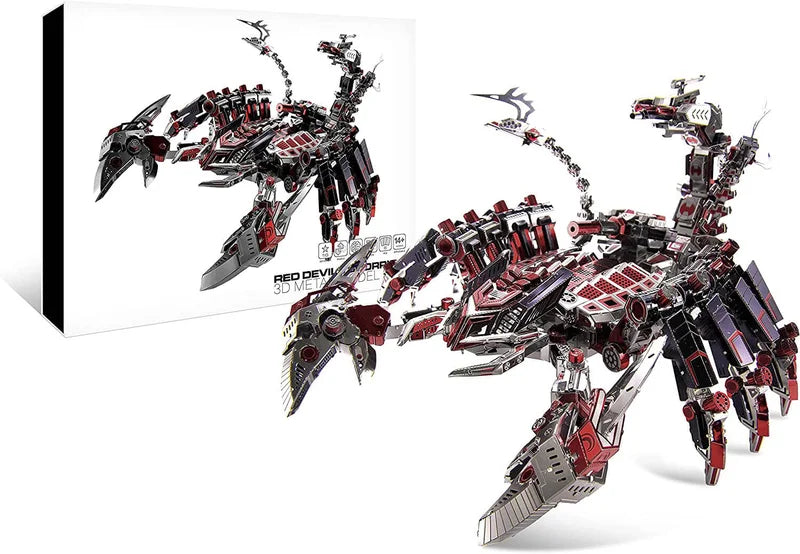 Unleash the Red Devil: Build Your Own Metal Scorpion Masterpiece