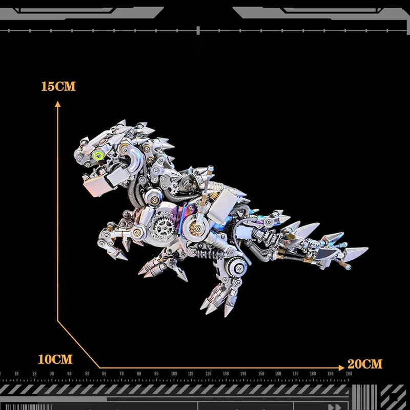 Build Your Own Mechanical T-Rex: An Epic 3D Metal Puzzle