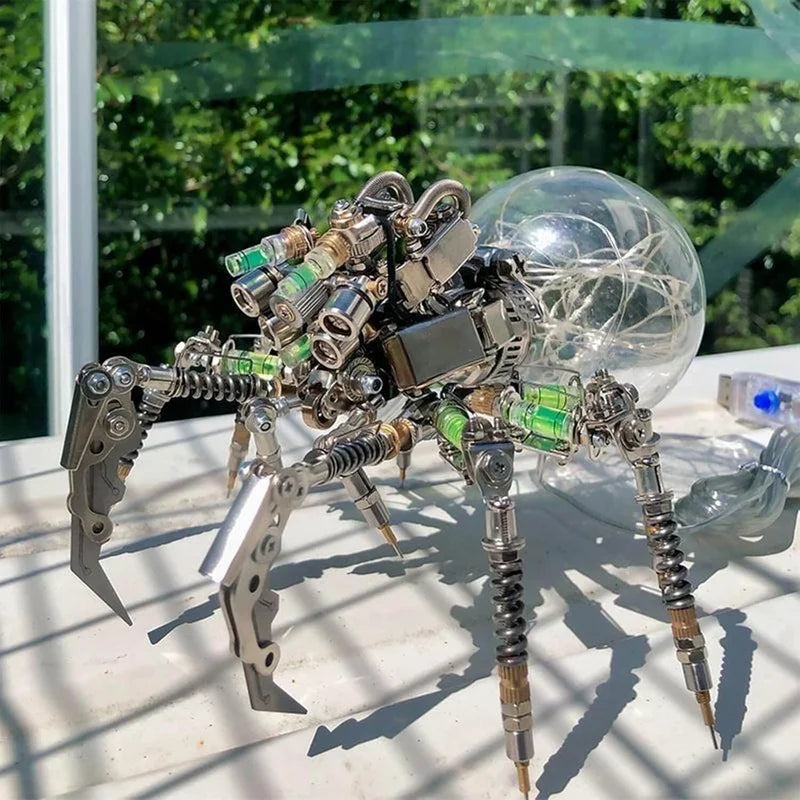 Build Your Own Mechanical Marvel: A 3D Metal Spider Puzzle