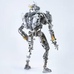 Fortschrittlicher 3D-Robotermodellbausatz aus Metall – Mecha-Puzzle mit über 715 Teilen für Jugendliche und Erwachsene (ab 16 Jahren) | Einzigartiger Bausatz für mechanische Figuren als Schreibtischdekoration und zum Sammeln