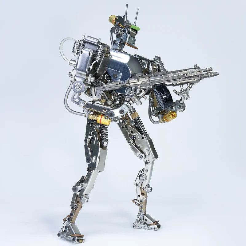 Fortschrittlicher 3D-Robotermodellbausatz aus Metall – Mecha-Puzzle mit über 715 Teilen für Jugendliche und Erwachsene (ab 16 Jahren) | Einzigartiger Bausatz für mechanische Figuren als Schreibtischdekoration und zum Sammeln