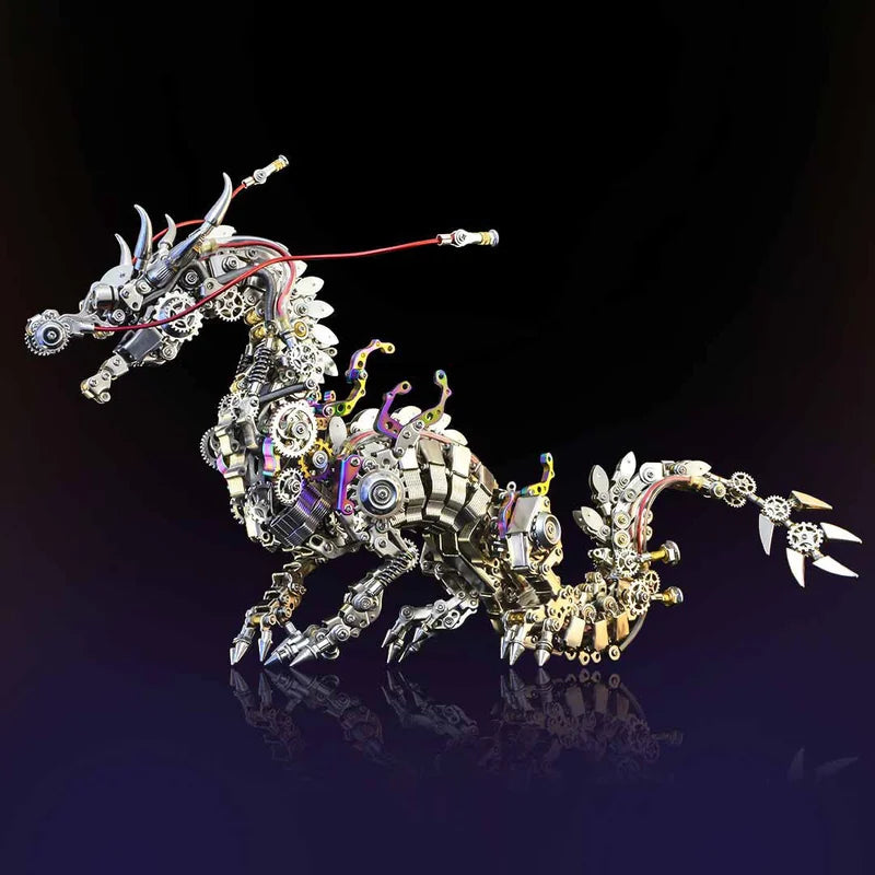 Soar Through Time with Our 3D Chinese Dragon Metal Puzzle