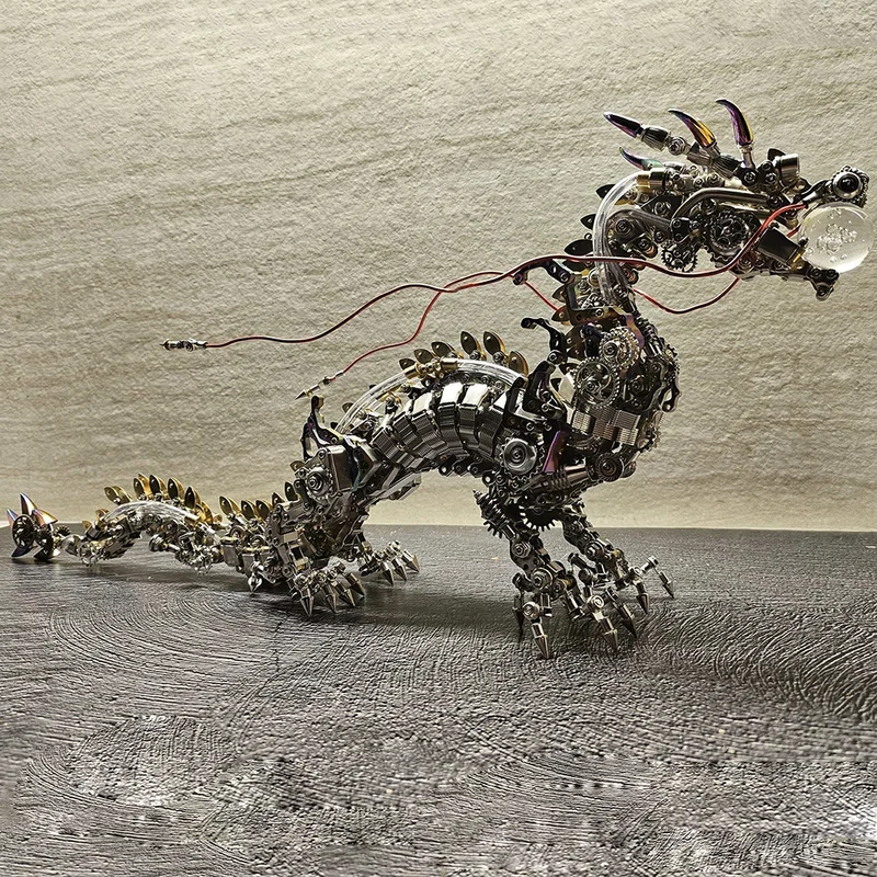 Soar Through Time with Our 3D Chinese Dragon Metal Puzzle