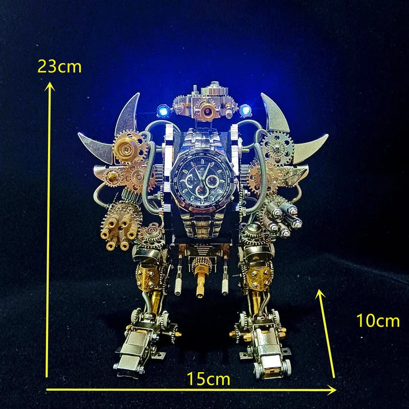 steampunk robot watch stand