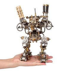 Build Your Own Steampunk Mecha: A 3D Metal Model Kit