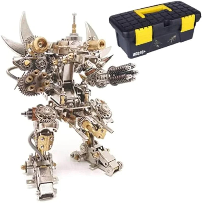 Build Your Own Steampunk Mecha: A 3D Metal Model Kit