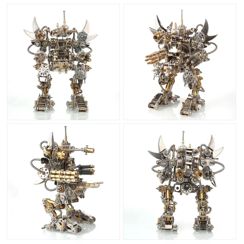 Build Your Own Steampunk Mecha: A 3D Metal Model Kit