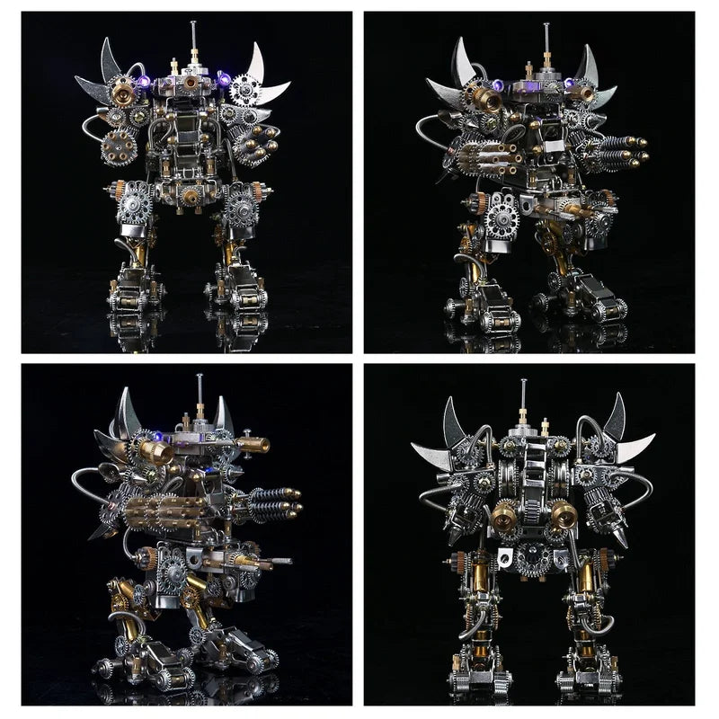 Build Your Own Steampunk Mecha: A 3D Metal Model Kit