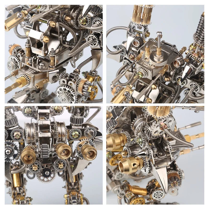 Build Your Own Steampunk Mecha: A 3D Metal Model Kit