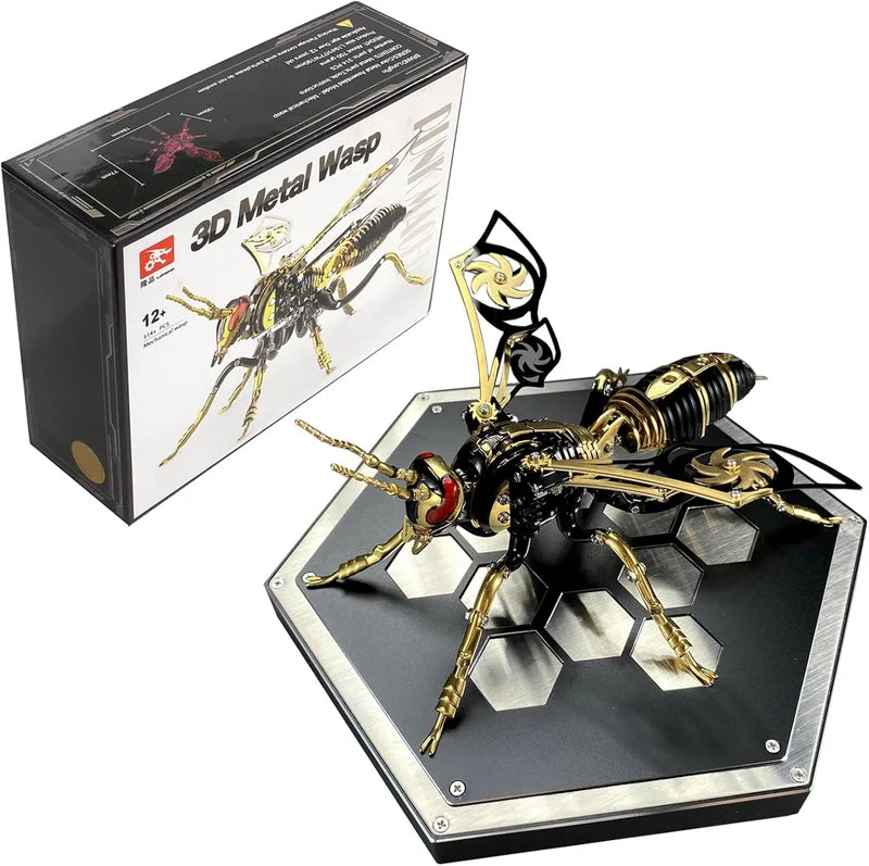 Build Your Own Metal Hornet: An Intricate 3D Puzzle