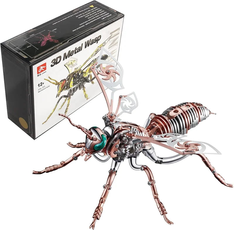 Build Your Own Metal Hornet: An Intricate 3D Puzzle