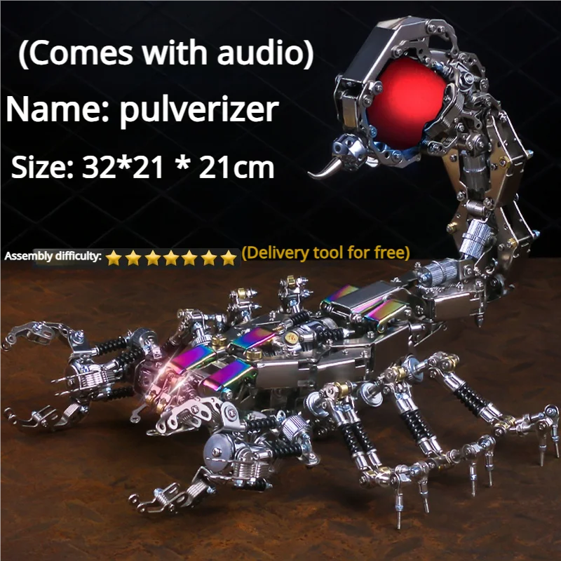 Unleash the Power of Sound: Build Your Own Mechanical Emperor Scorpion Bluetooth Speaker