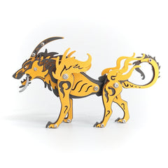 3D Metal Wolf Puzzle Kit – DIY Mechanical Model for Home Decor & Unique Gifts