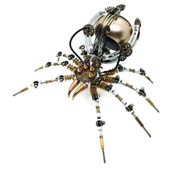 Build Your Own Steampunk Symphony: 512-Piece Mechanical Spider with Bluetooth Speaker