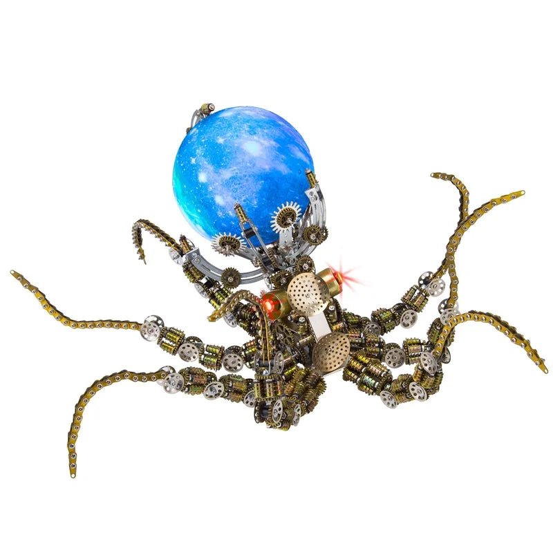 Your Very Own Steampunk Pet: Build a Luminous 3D Metal Octopus