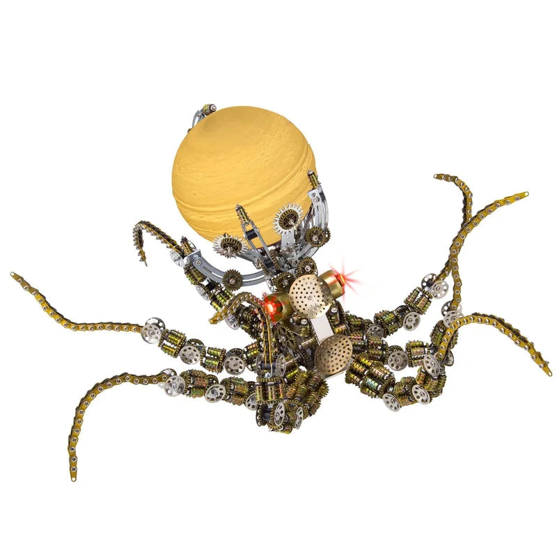 Your Very Own Steampunk Pet: Build a Luminous 3D Metal Octopus