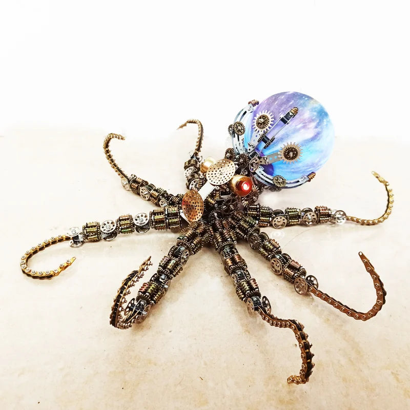 Your Very Own Steampunk Pet: Build a Luminous 3D Metal Octopus