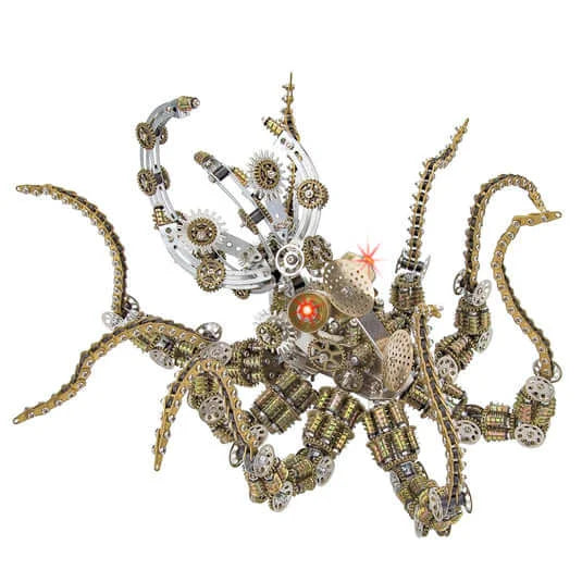 Your Very Own Steampunk Pet: Build a Luminous 3D Metal Octopus