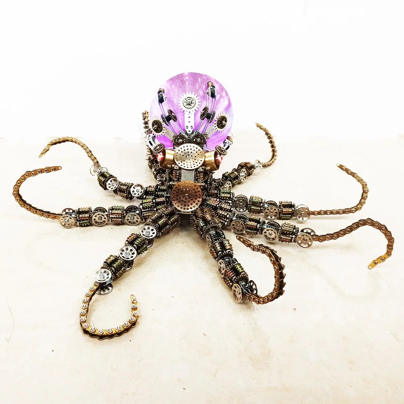 Your Very Own Steampunk Pet: Build a Luminous 3D Metal Octopus