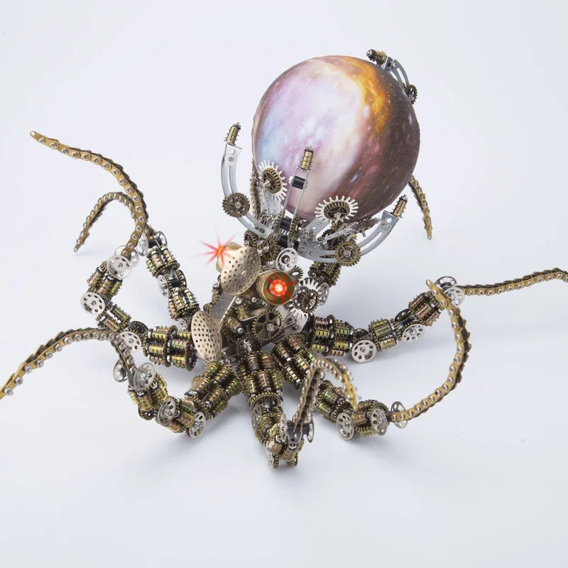 Your Very Own Steampunk Pet: Build a Luminous 3D Metal Octopus