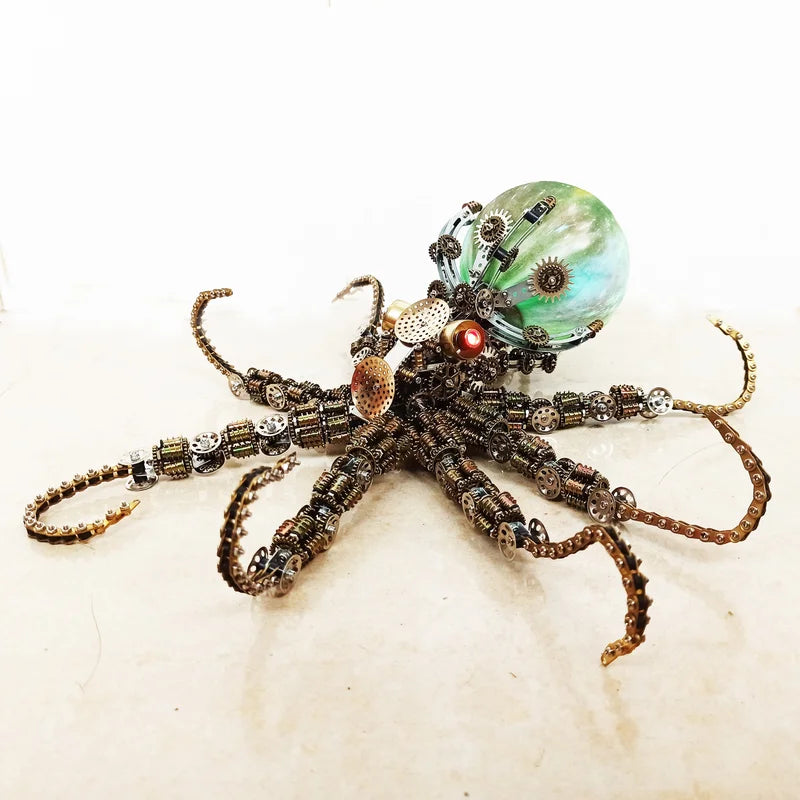 Your Very Own Steampunk Pet: Build a Luminous 3D Metal Octopus