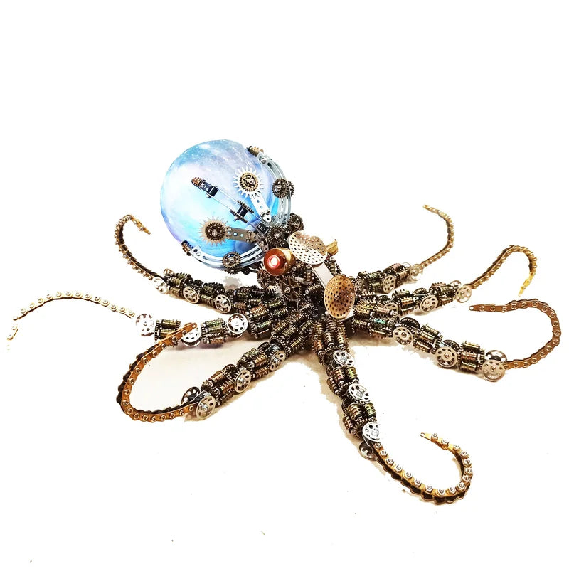 Your Very Own Steampunk Pet: Build a Luminous 3D Metal Octopus